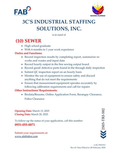 afab hiring|AFAB Labor Center .